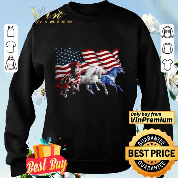 Horses American Flag shirt