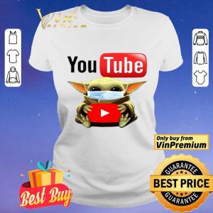 Baby Yoda Face Mask Hug Youtube shirt