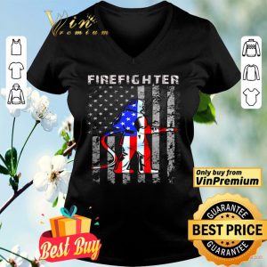 Firefighter American Flag shirt