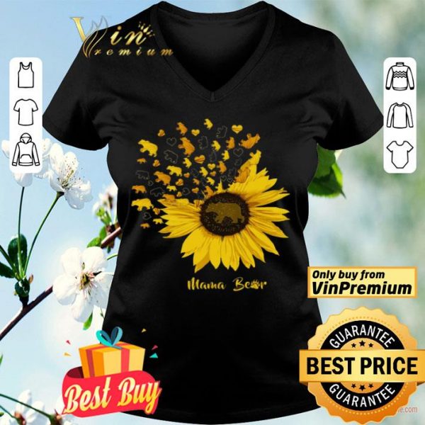 Bear Heart Sunflower Mama Bear shirt