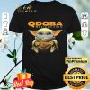 Baby Yoda Face Mask Qdoba Mexican Eats shirt