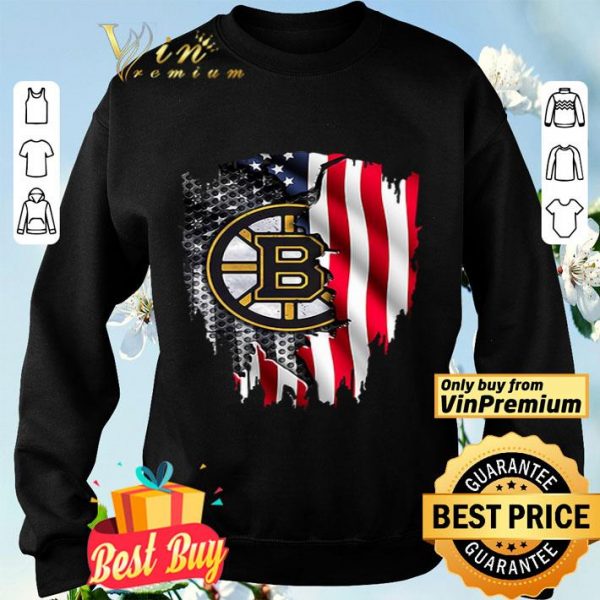 Boston Bruins American Flag shirt