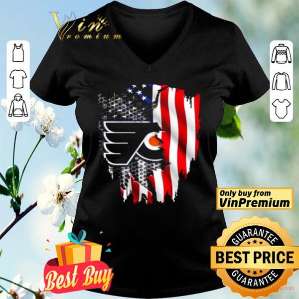 Philadelphia Flyers American flag independence day shirt