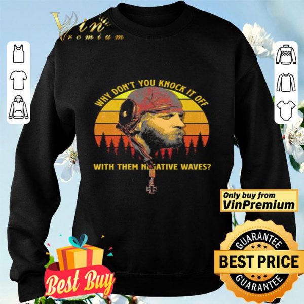 Sergeant Oddball why don’t you knock it off with them negative waves vintage shirt