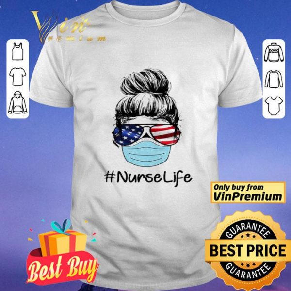 Hair bun nurse life shirt