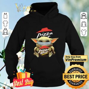 Baby Yoda mask hug Pizza Hut shirt