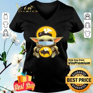 Baby Yoda Mask Hug Buffalo Wild Wings shirt