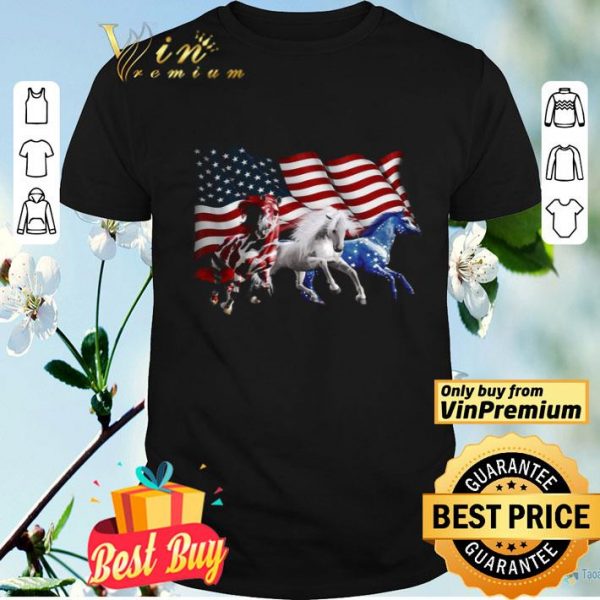 Horses American Flag shirt