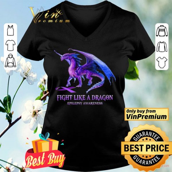 Fight Like A Dragon Epilepsy Awareness shirt