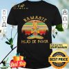 Yoga Namaste hijo De puta Vintage sunset shirt
