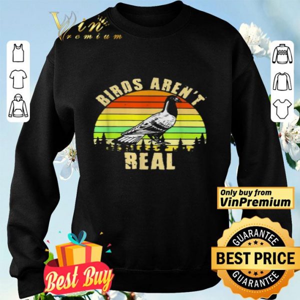 Birds aren’t Real vintage sunset shirt