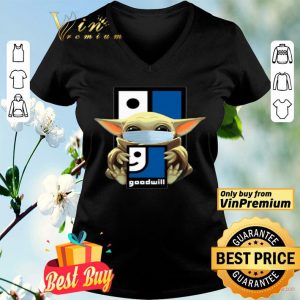 Baby Yoda Mask Hug Goodwill shirt
