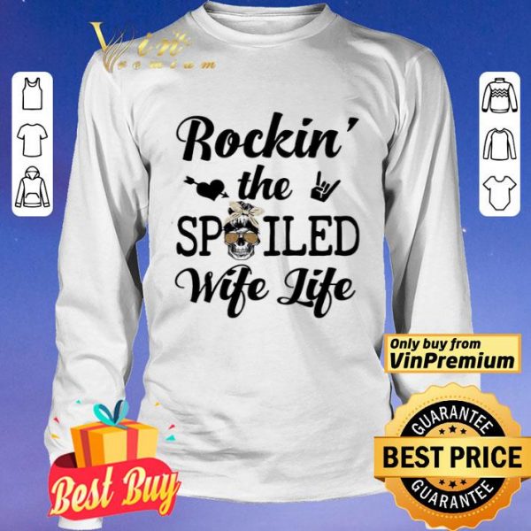 Skull Leopard Rockin The Spoiled Wife Life shirt
