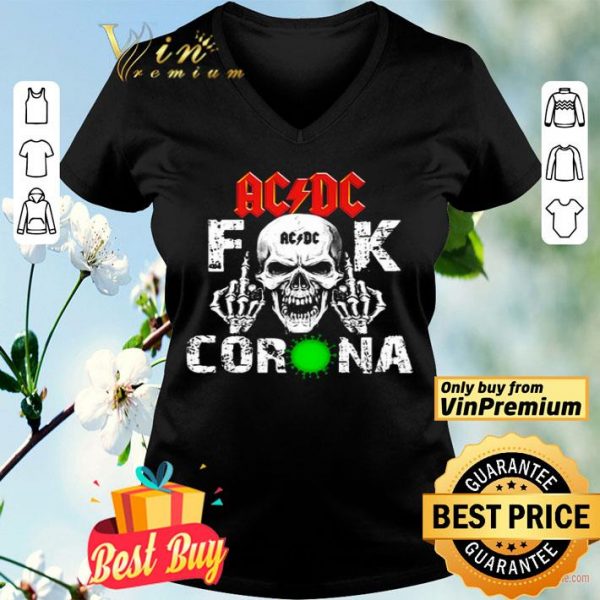 ACDC Skullcap Fuck Corona shirt