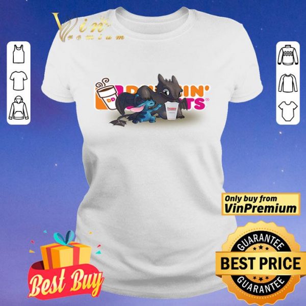 Stitch and Toothless Dunkin’ Donuts shirt