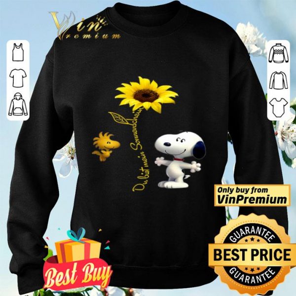 Snoopy Sunflower Dubist Somenschein shirt