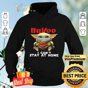 Baby Yoda Face Mask Hy Vee Cant Stay At Home shirt