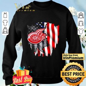Detroit Red Wings American flag independence day shirt