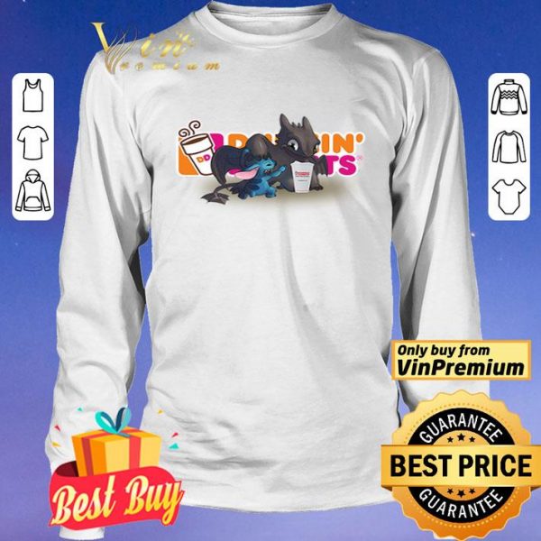 Stitch and Toothless Dunkin’ Donuts shirt