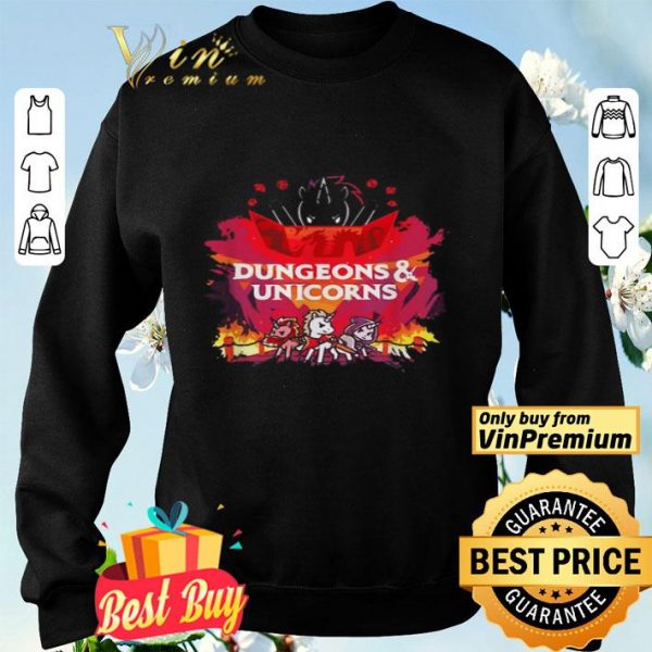 Dungeons and unicorns shirt