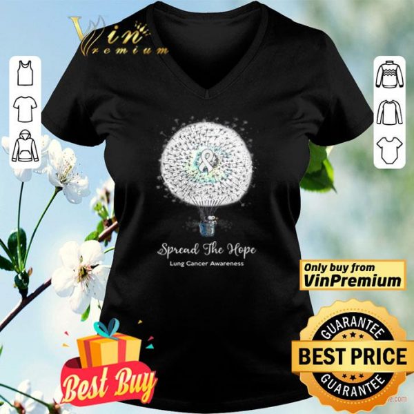 Snoopy Spread The Hope Lung Cancer Awareness shirt