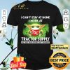 Baby Yoda I can’t stay at home I work at Tractor Supply we fight when others can’t anymore shirt