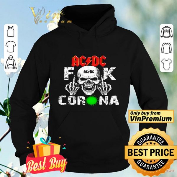 ACDC Skullcap Fuck Corona shirt