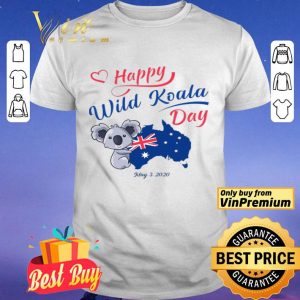 Happy Wwild Koala Day May 3 2020 Australia Flag shirt