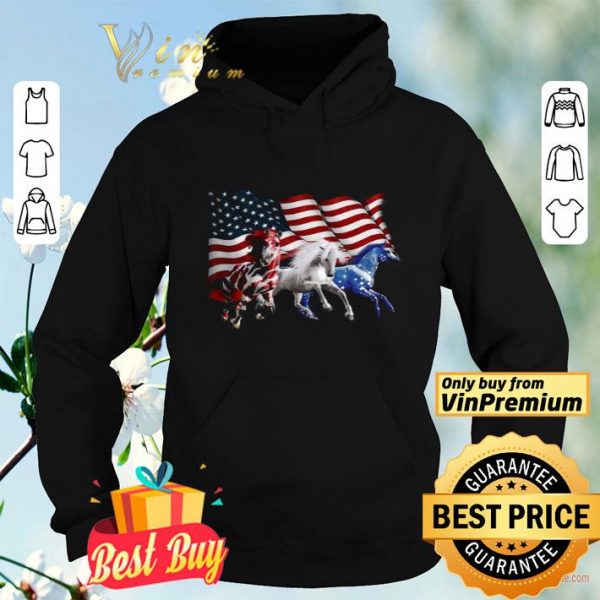 Horses American Flag shirt