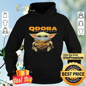 Baby Yoda Face Mask Qdoba Mexican Eats shirt