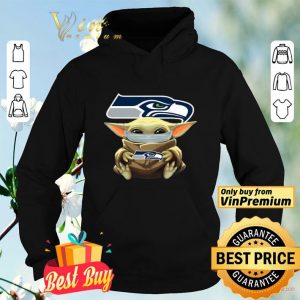 Baby Yoda Face Mask Seattle Seahawks shirt