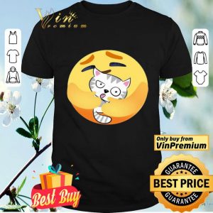 Facebook care emoji hug cat shirt
