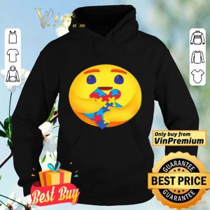 Facebook care emoji hug autism awareness shirt