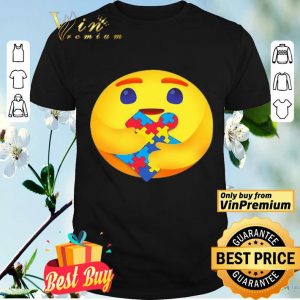 Facebook care emoji hug autism awareness shirt