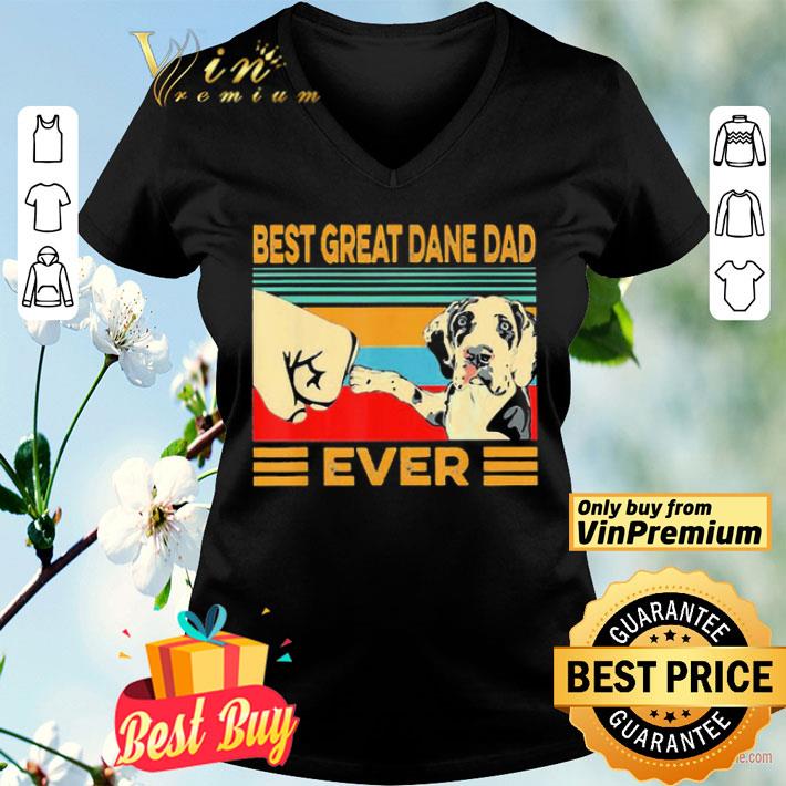 Bear Great dane Dad ever vintage shirt