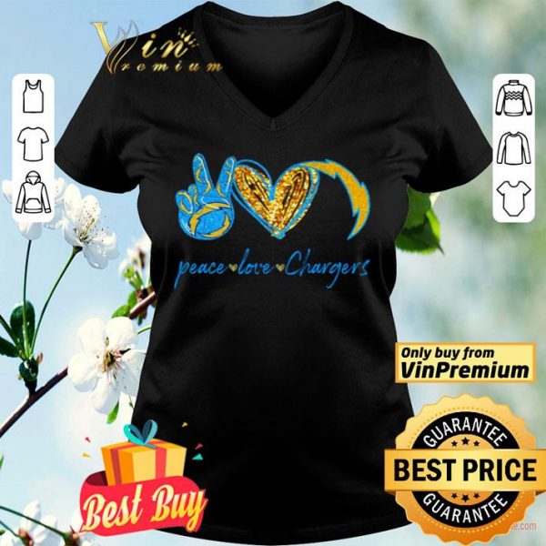 Peace love Los Angeles Chargers shirt