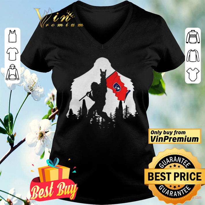 Bigfoot rock and roll Tennessee in the forest shirt