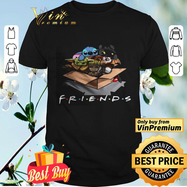 Baby Yoda Groot Stitch Dragon Gizmo Friends shirt