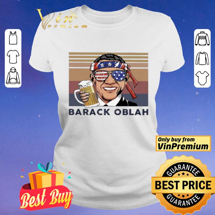 Barack Obama Drink Beer the 4th of July vintage shirt