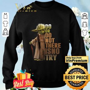 Matter Yoda Do Or Do Not There Is No Try shirt
