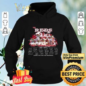 The Reds 140th Anniversary 1881 2021 Signature Thank You For The Memories shirt