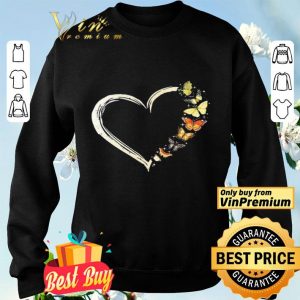 I love Butterflies heart shirt