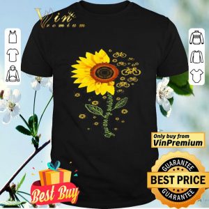 Cycling Sunflower You Are My Sunshine shirt