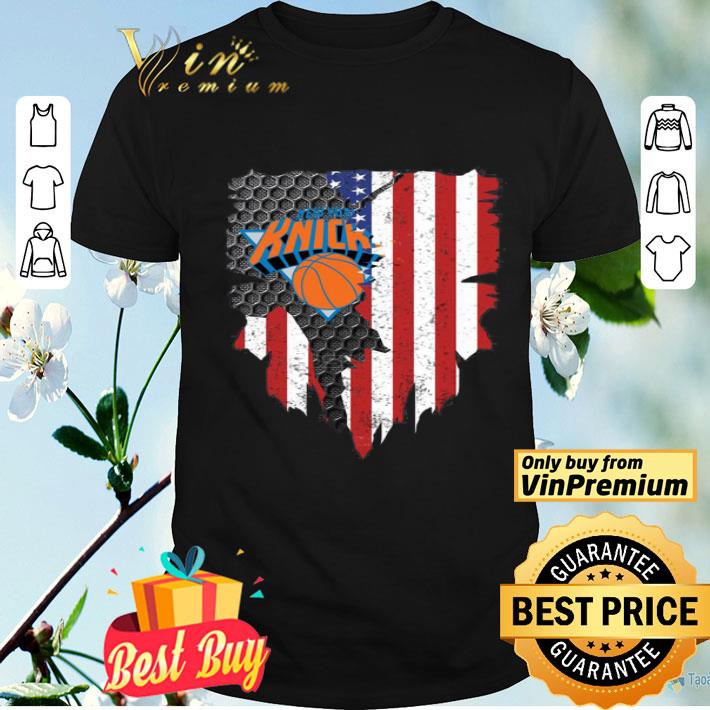 New York Knicks Inside American Flag shirt