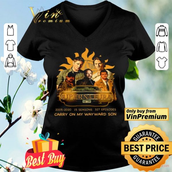 Supernatural carry on my wayward son shirt