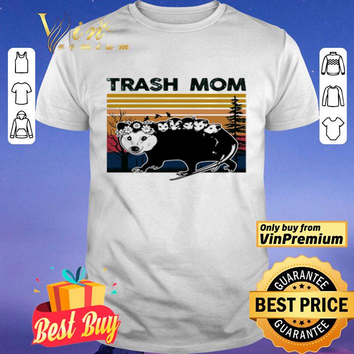 Raccoon trash mom vintage shirt