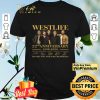 Westlife 22nd Anniversary 1998 2020 Signature Thank You For The Memories shirt