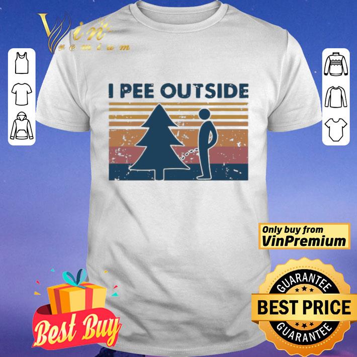 I Pee Outside Camping Vintage shirt