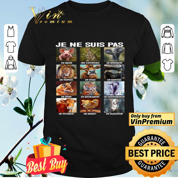 Je Ne Suis Pas Du Bacon Une Expérience Un Ornement Un Trophee Un Steak shirt