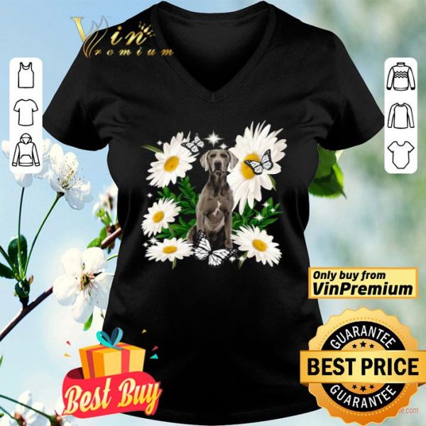 Weimaraner Daisy flower Classic shirt